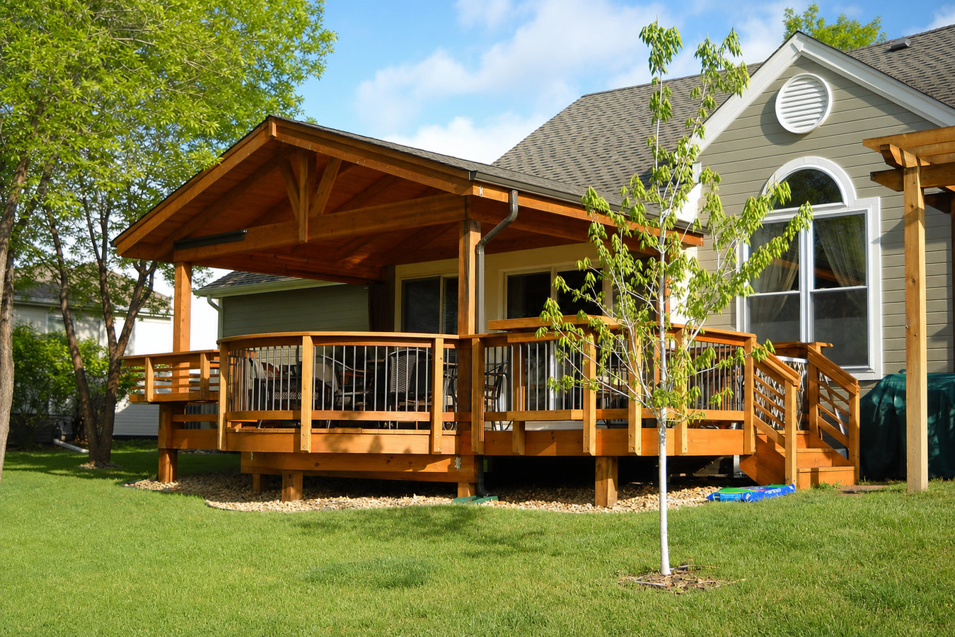 Custom deck design and build